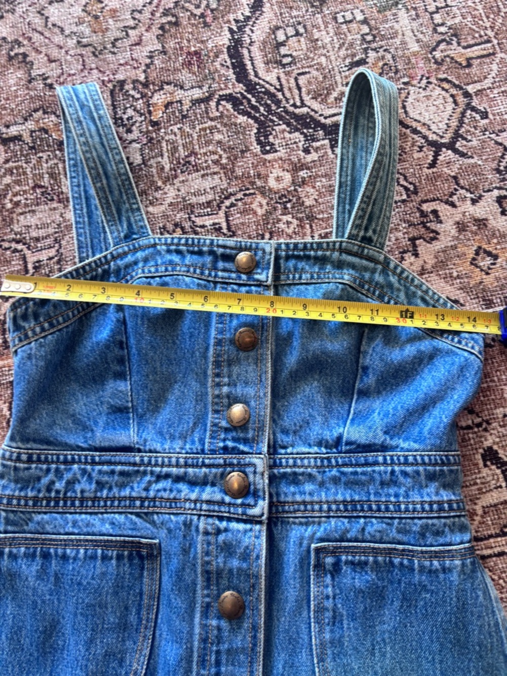 Blue Denim Button-Front Sundress - Picture 12 of 12